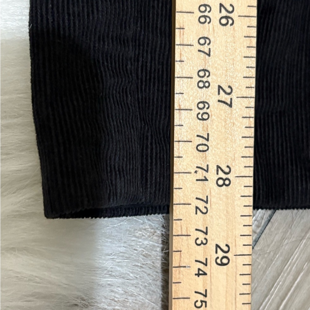 Pact Black Modern Corduroy Wide Leg Pants XL Organic Cotton Wide Leg - Picture 3 of 6